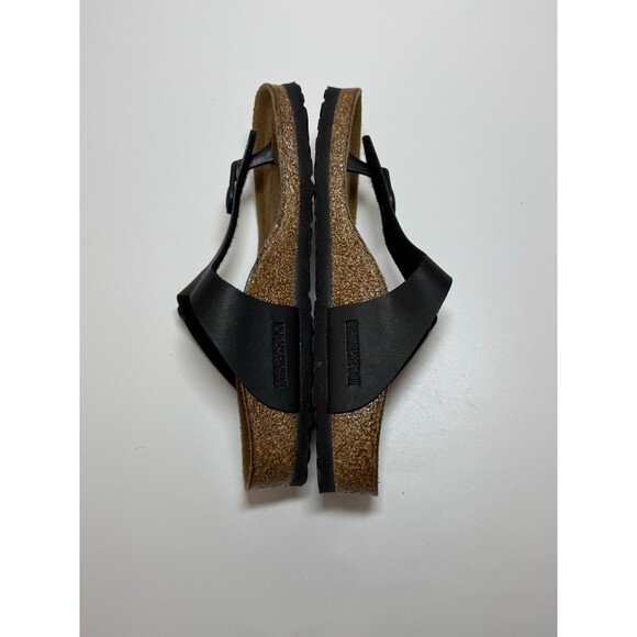 Birkenstock Gizeh Birko-Flor Sandals Black Kids Size US C 12 EU 30 Girls NARROW - Picture 10 of 11